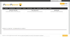 Desktop Screenshot of mastermateriel.com